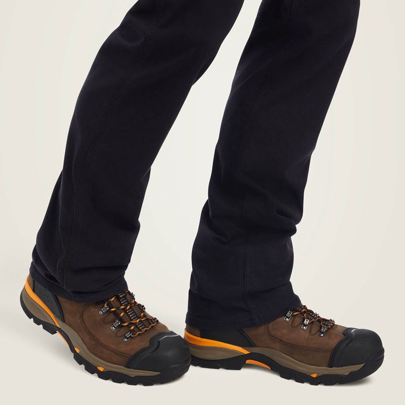 Black Ariat Rebar M7 Durastretch Made Tough Straight Pant | 83FMBXACR