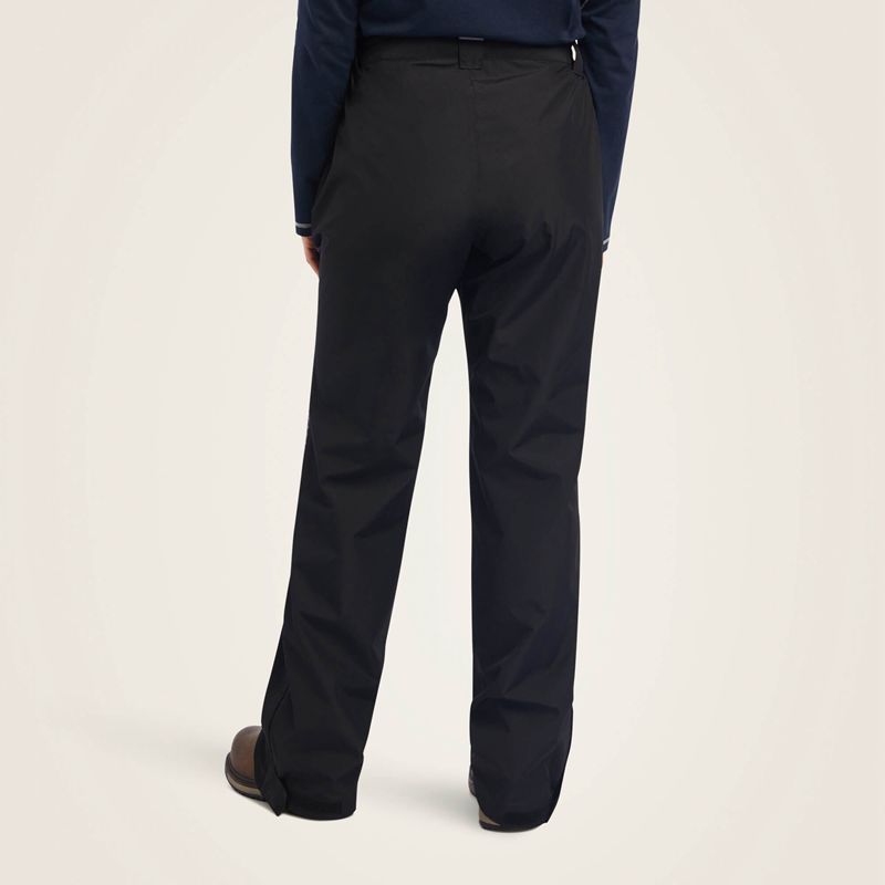 Black Ariat Rebar Stormshell Waterproof Pant | 89RLBIYVT