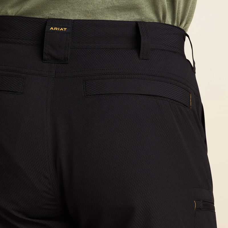 Black Ariat Rebar Workflow Ultralight Short | 32LAJQIYD