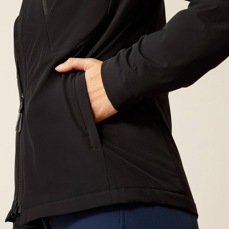 Black Ariat Rion Stretchshell Insulated Jacket | 50LHZCTSK