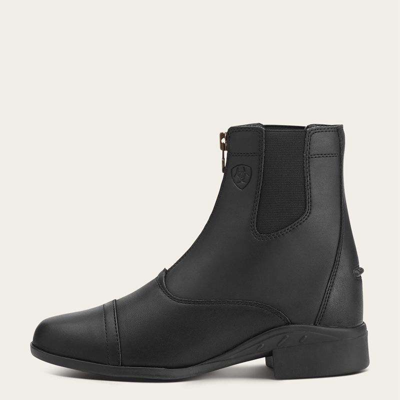 Black Ariat Scout Zip Paddock Boot | 94MKJCIRT