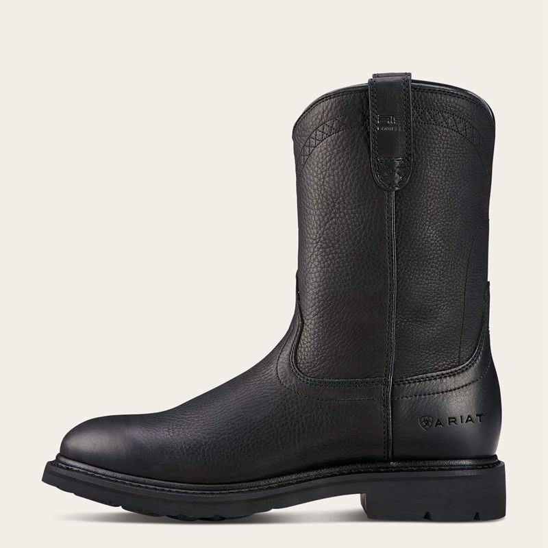 Black Ariat Sierra Work Boot | 43HPUODWC