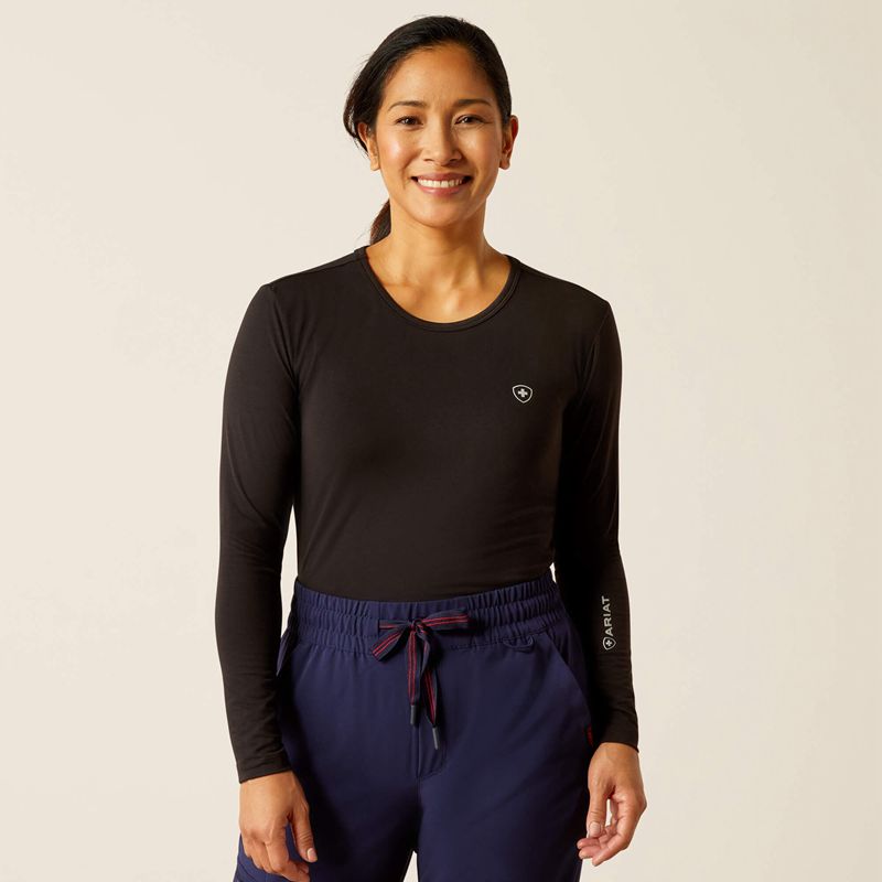 Black Ariat Soft Touch Underscrub Baselayer | 02IRLZPYS