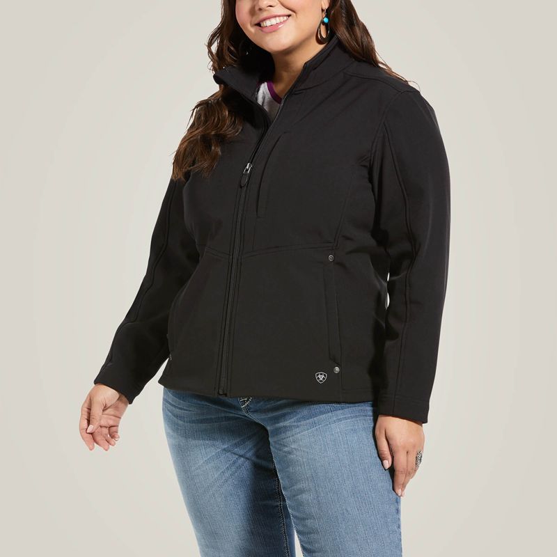 Black Ariat Softshell Jacket | 94DOHSJAT