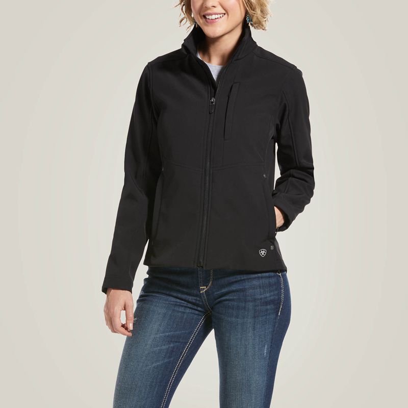 Black Ariat Softshell Jacket | 94DOHSJAT