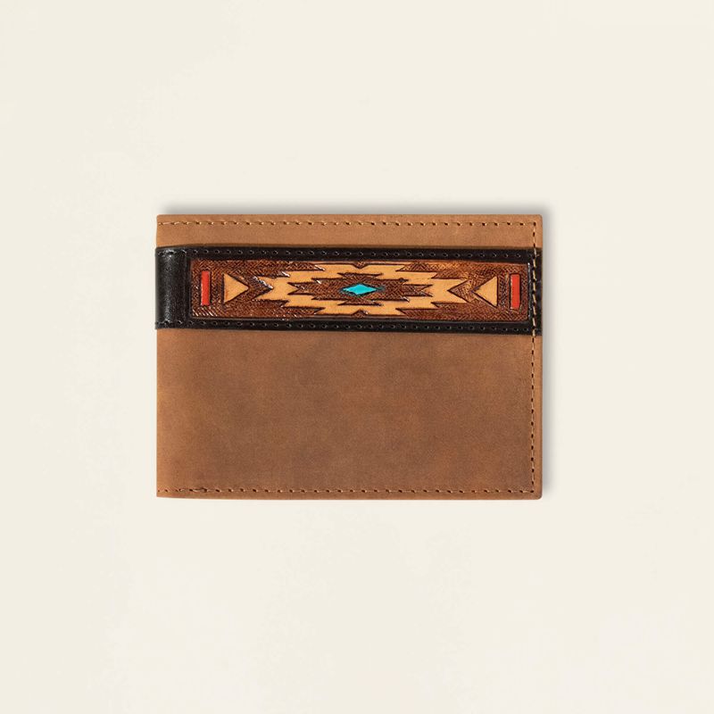 Black Ariat Southwest Bifold Wallet | 30HOSAGPZ