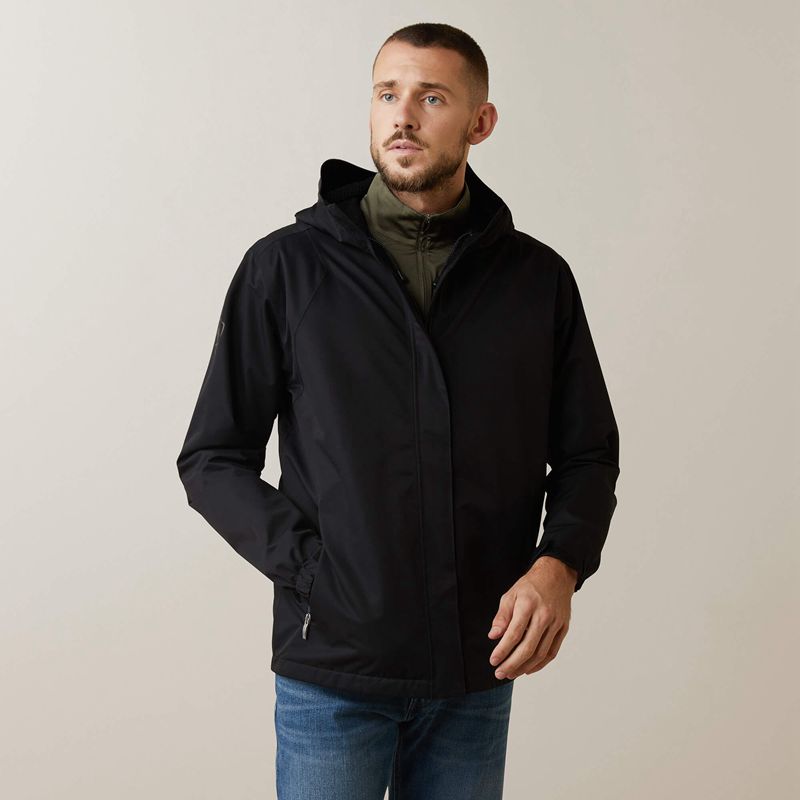 Black Ariat Spectator Waterproof Jacket | 05NEGUIOR