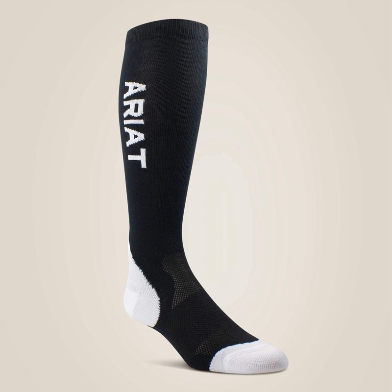 Black Ariat Tek Performance Socks | 45WOTDLHK