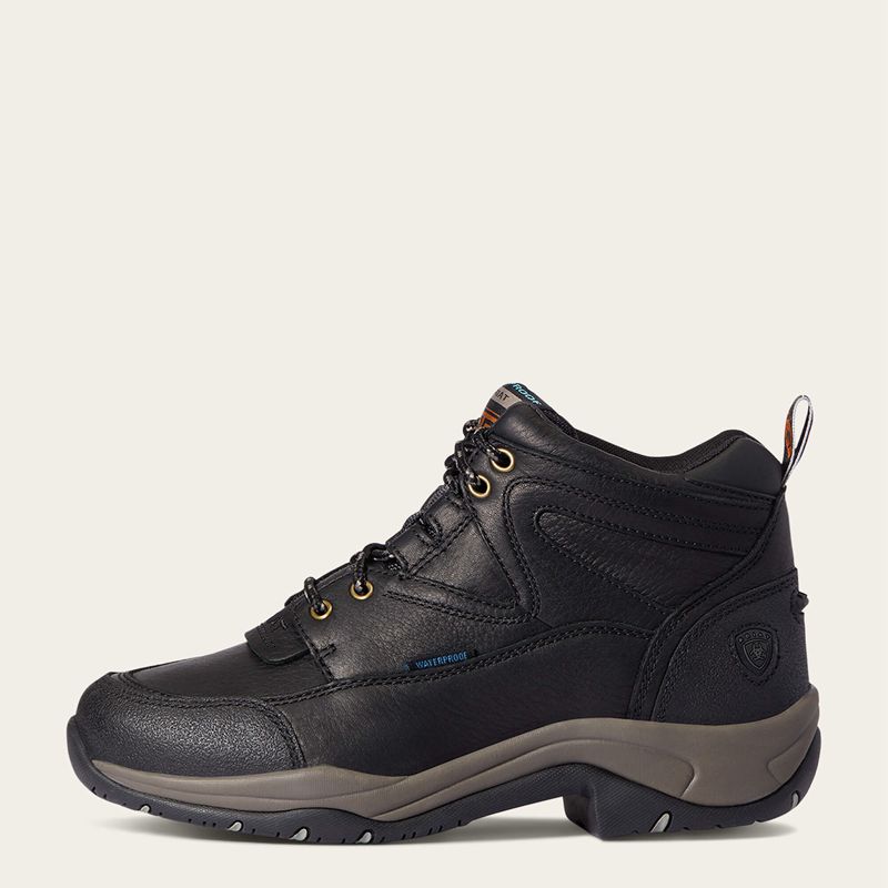 Black Ariat Terrain Waterproof Boot | 37XUNILCF