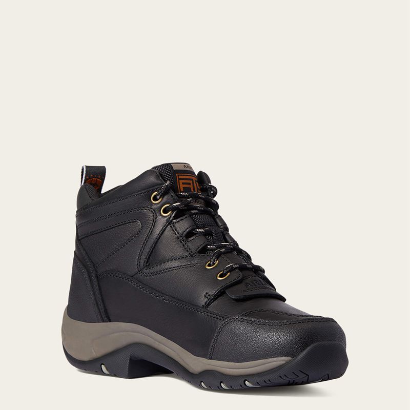 Black Ariat Terrain Waterproof Boot | 37XUNILCF