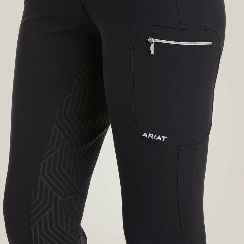 Black Ariat Triton Grip Full Seat Breech | 20ESQZNCJ