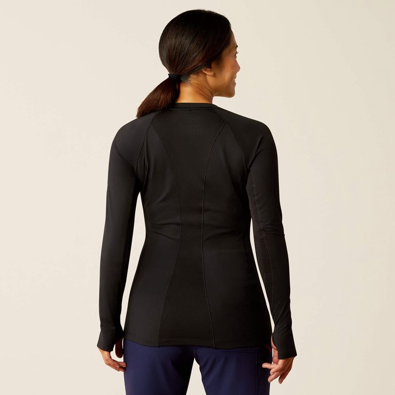 Black Ariat Venttek Underscrub Baselayer | 58VUFNQPT