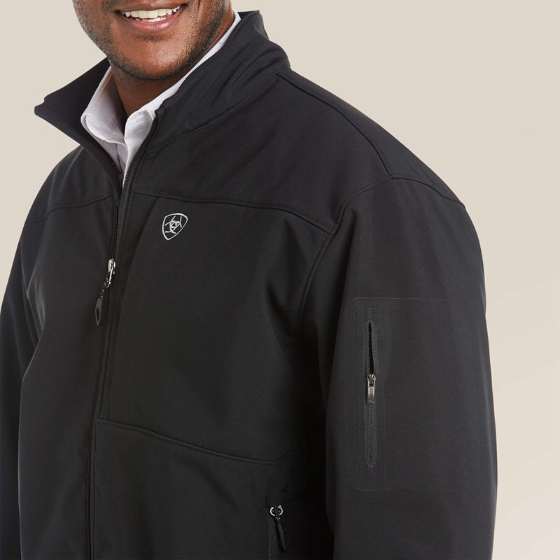 Black Ariat Vernon 2.0 Softshell Jacket | 83YTOKHBI