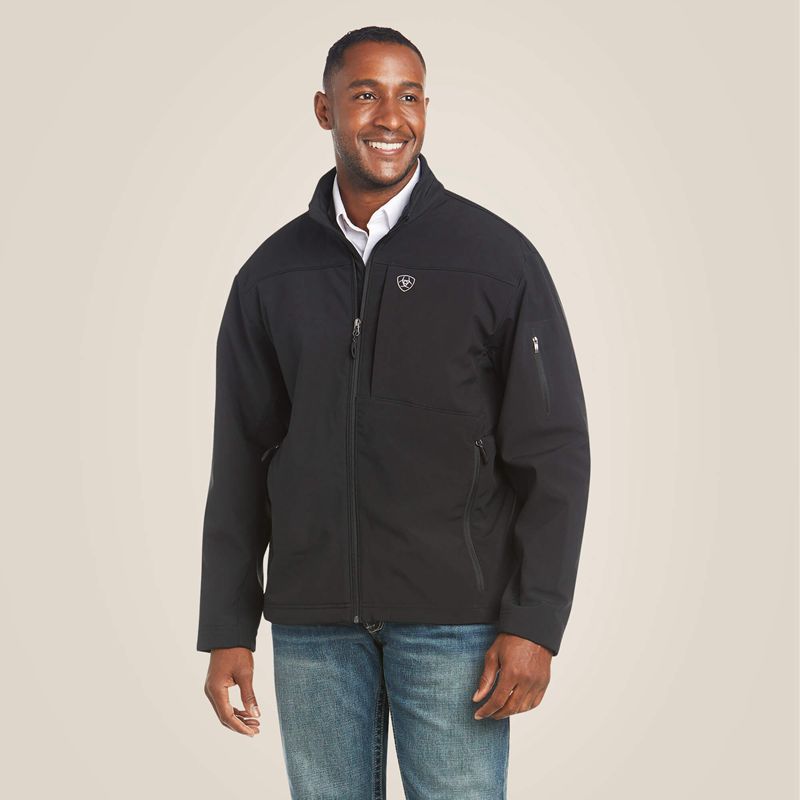 Black Ariat Vernon 2.0 Softshell Jacket | 83YTOKHBI