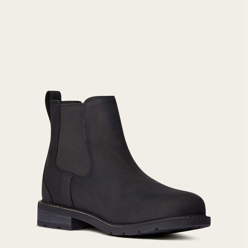 Black Ariat Wexford Waterproof Chelsea Boot | 40QIWKPLJ