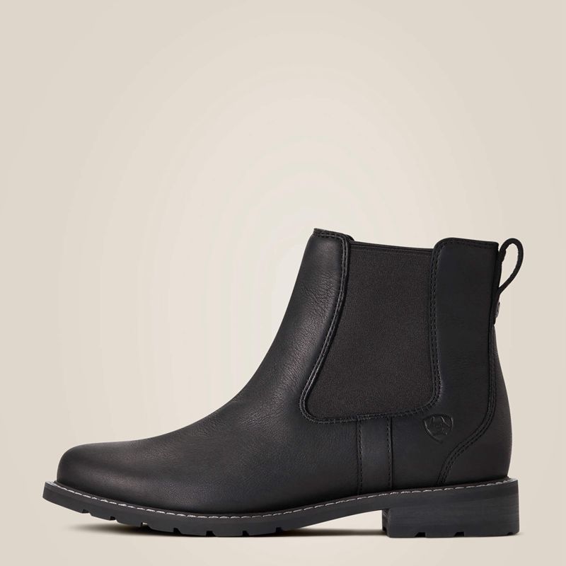 Black Ariat Wexford Waterproof Chelsea Boot | 10EJDULAG