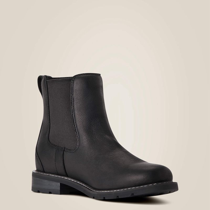 Black Ariat Wexford Waterproof Chelsea Boot | 10EJDULAG