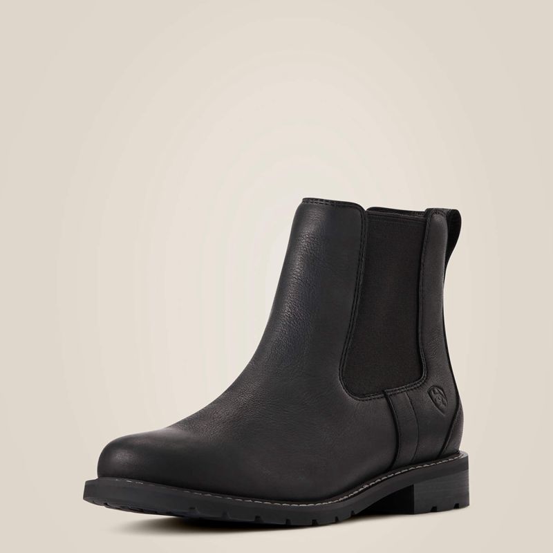 Black Ariat Wexford Waterproof Chelsea Boot | 10EJDULAG