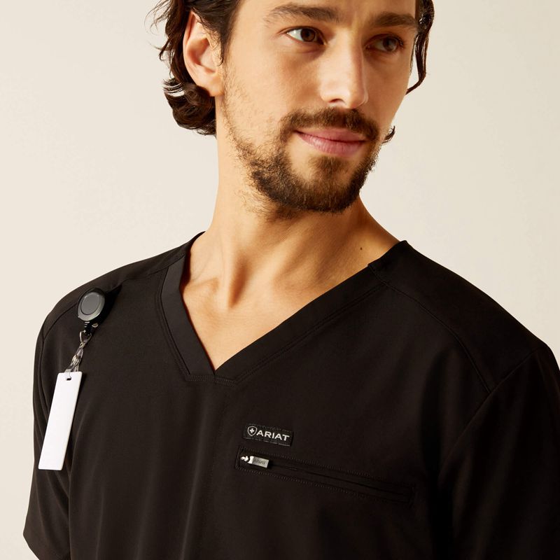 Black Ariat Whitman Scrub Top | 14JENDIOB