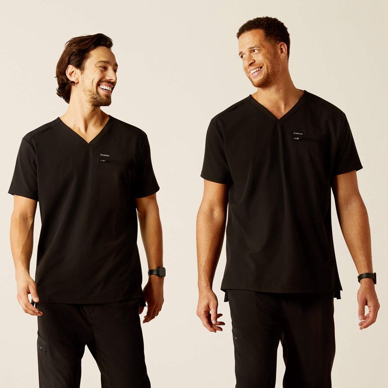 Black Ariat Whitman Scrub Top | 14JENDIOB