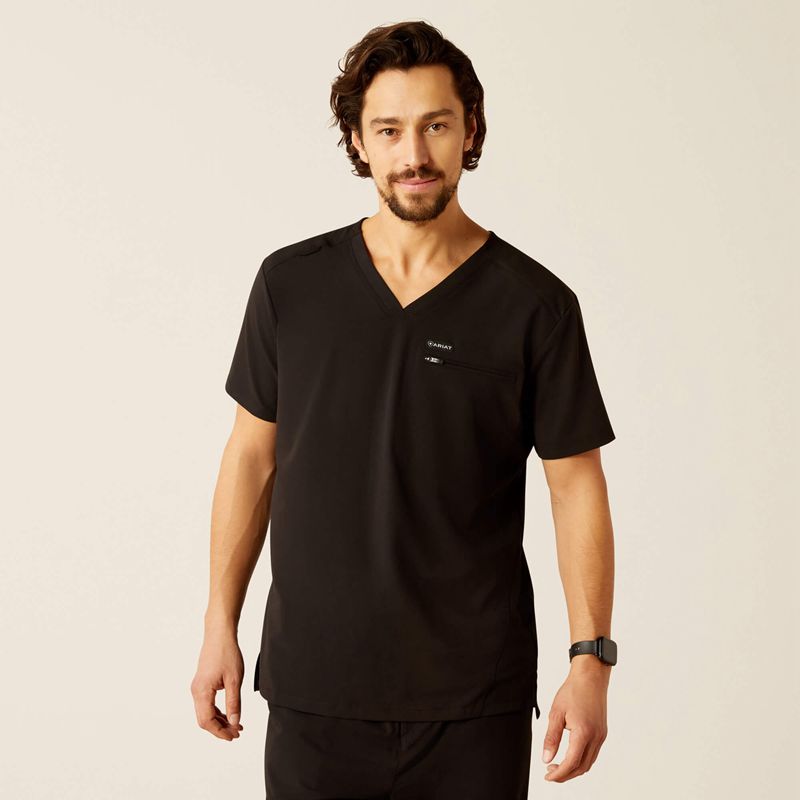 Black Ariat Whitman Scrub Top | 14JENDIOB