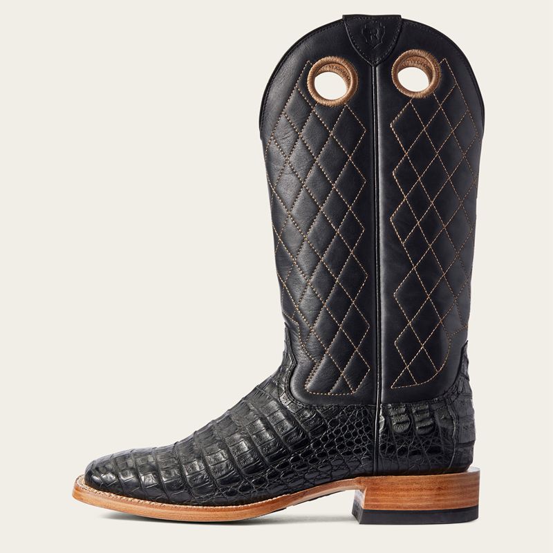 Black Caiman Belly Ariat Relentless Winner's Circle Western Boot | 43UHDAZNK