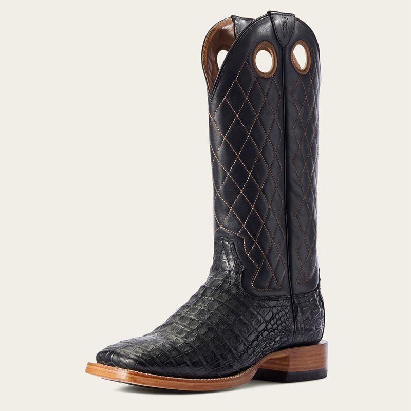 Black Caiman Belly Ariat Relentless Winner\'s Circle Western Boot | 43UHDAZNK