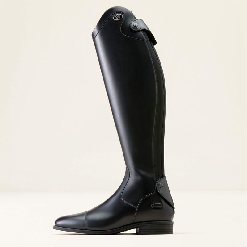 Black Calf Ariat Ravello Dress Tall Riding Boot | 13BSEDMUJ