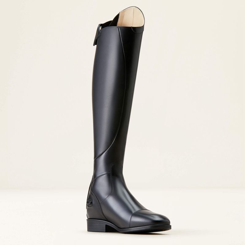 Black Calf Ariat Ravello Dress Tall Riding Boot | 13BSEDMUJ