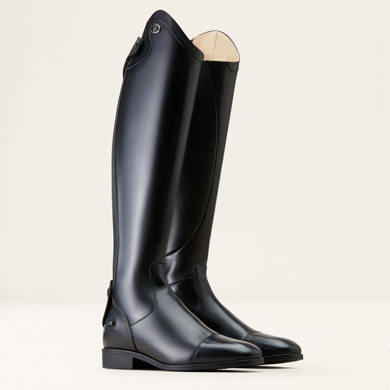 Black Calf Ariat Ravello Dress Tall Riding Boot | 13BSEDMUJ