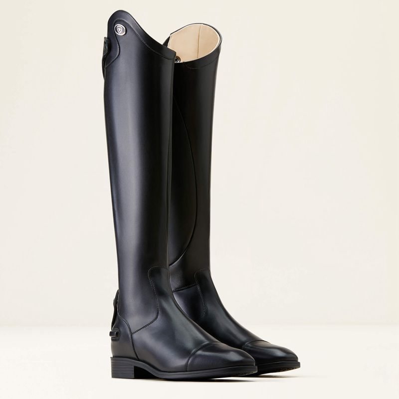 Black Calf Ariat Ravello Dress Tall Riding Boot | 90AXLZVBW