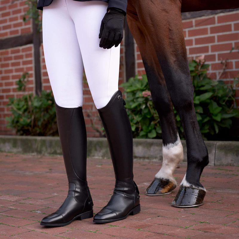 Black Calf Ariat Ravello Dress Tall Riding Boot | 90AXLZVBW