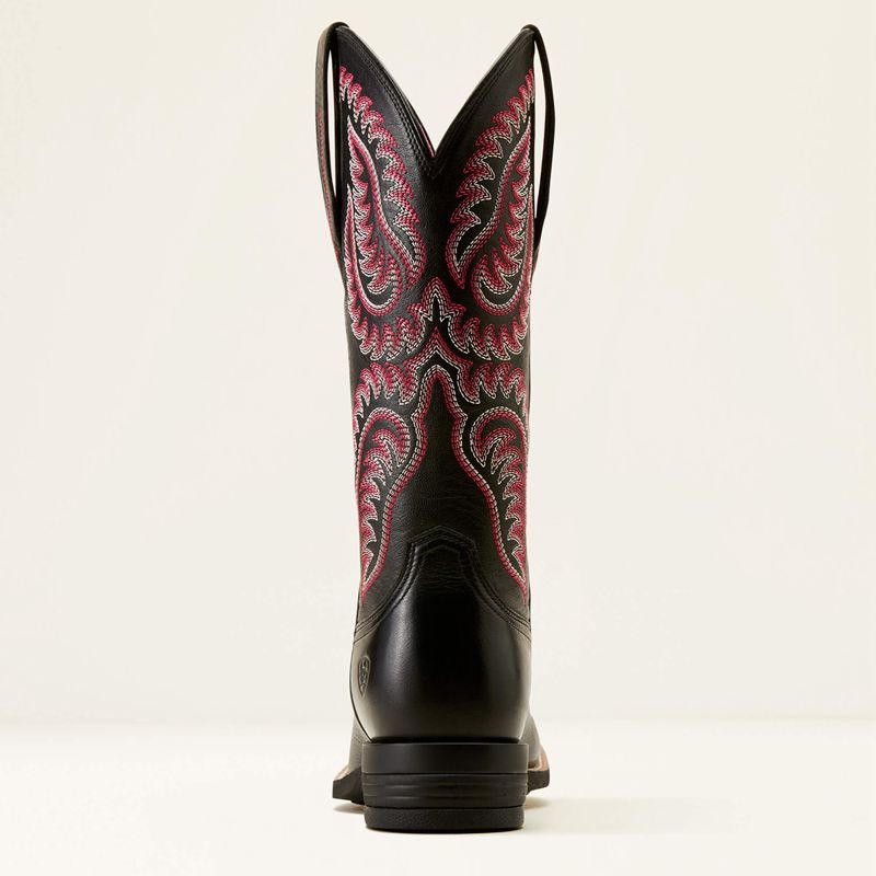 Black Deertan/Madison Avenue Ariat Cattle Caite Stretchfit Western Boot | 25TQIVELU