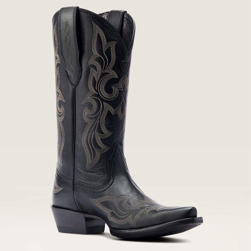 Black Deertan Ariat Jennings Stretchfit Western Boot | 40HAEYMWI