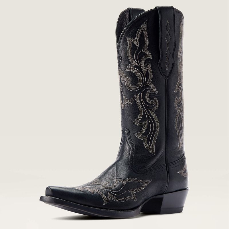 Black Deertan Ariat Jennings Stretchfit Western Boot | 40HAEYMWI