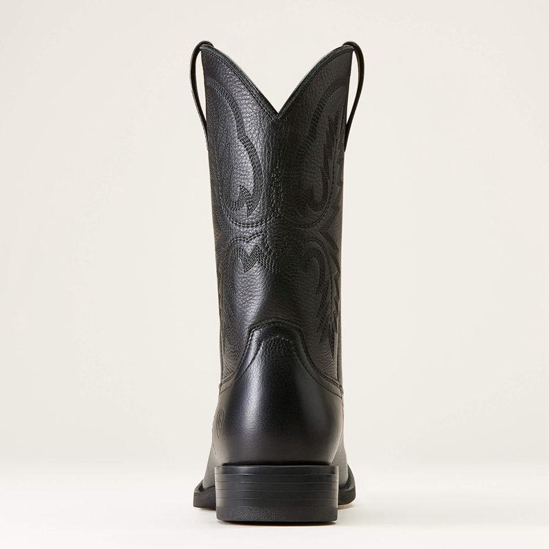 Black Deertan Ariat Sport Stratten Cowboy Boot | 81KYZBDCV