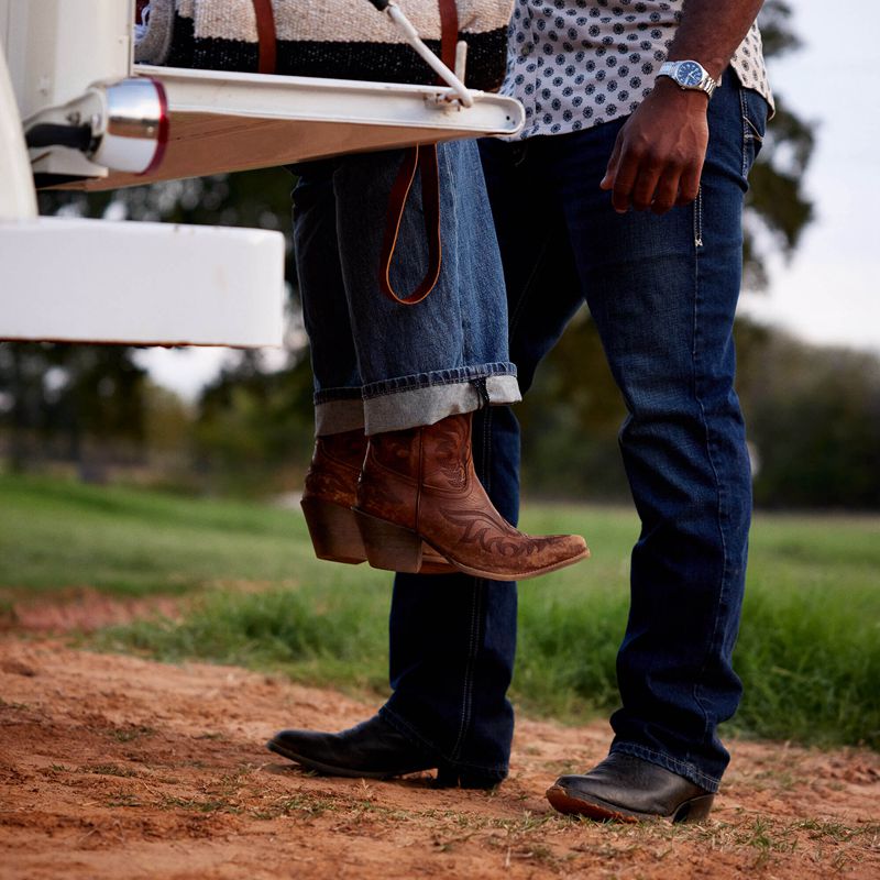 Black Elephant Print Ariat Bankroll Western Boot | 20OHZNWDV