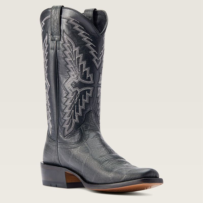 Black Elephant Print Ariat Futurity Showman Western Boot | 98NSTHUAV