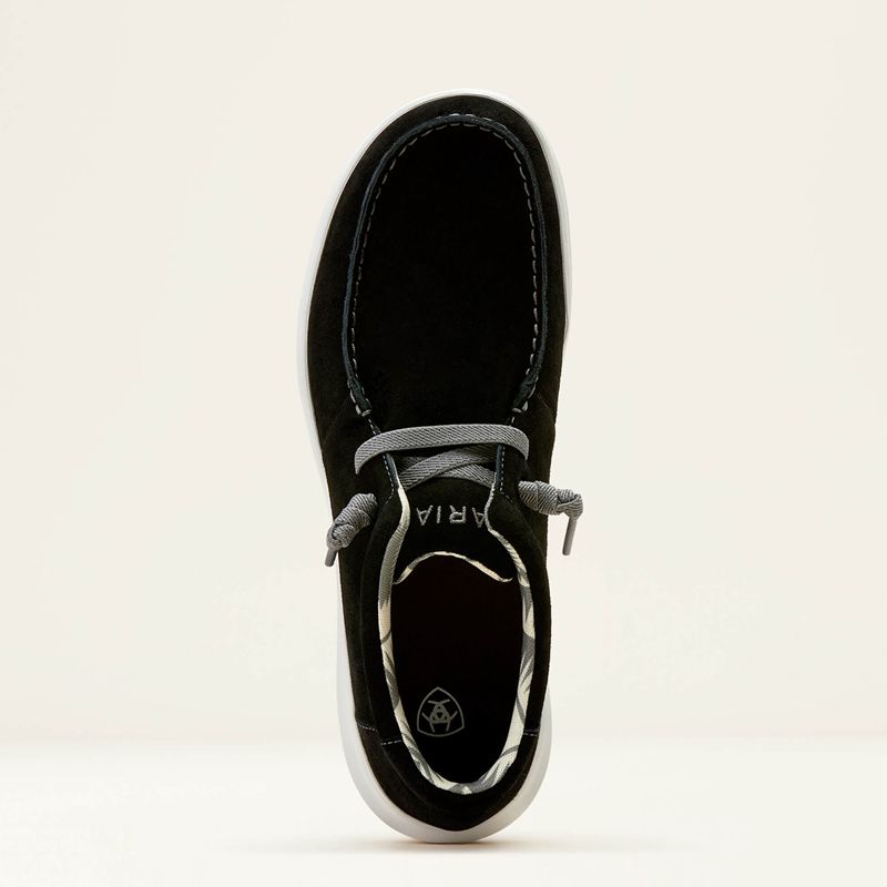 Black Suede Ariat Hilo | 68WTUCRJL