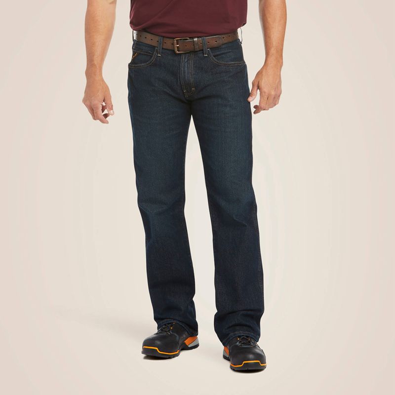 Blackstone Ariat Rebar M5 Straight Durastretch Edge Stackable Straight Leg Jean | 70EMFBLHV