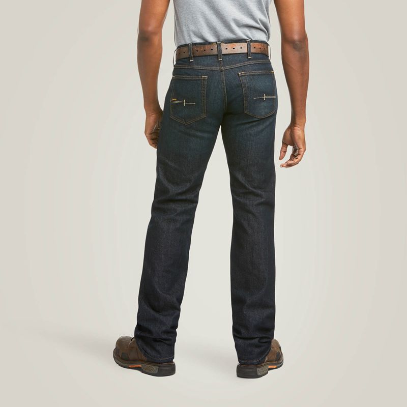 Blackstone Ariat Rebar M5 Straight Durastretch Basic Double Front Stackable Straight Leg Jean | 40NIERSJY