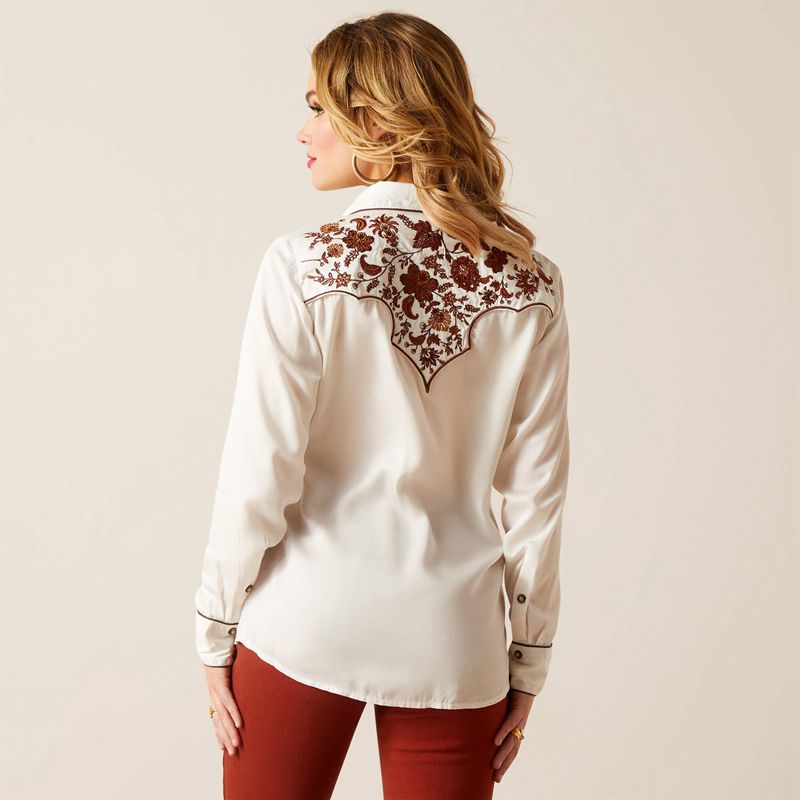 Blanc De Blanc Ariat Elsa Shirt | 73FAHSZGE