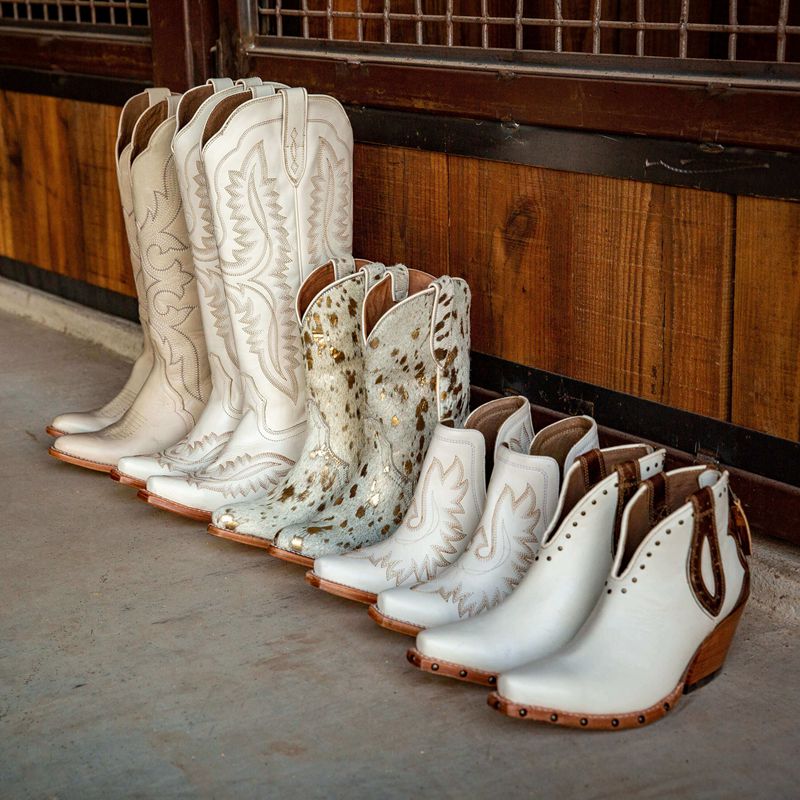 Blanco Ariat Greeley Western Boot | 98YQOBDTK