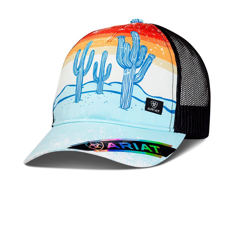 Blue Ariat Desert Print Hat | 91HSANZRY