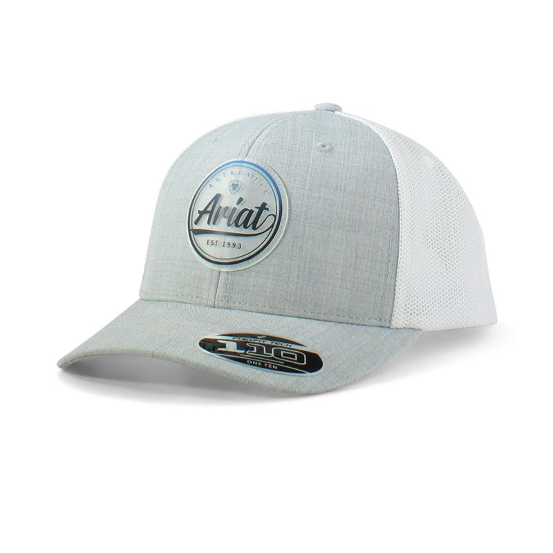 Blue Ariat Round Script Logo Cap | 42ZFLEAWR