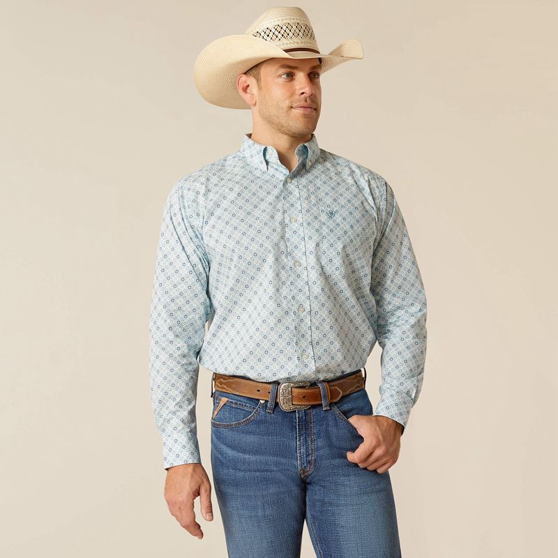 Blue Heaven Ariat Eamon Classic Fit Shirt | 71YBOEWTX