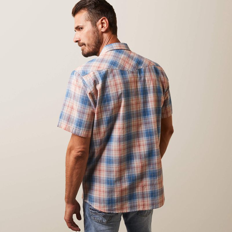 Blue Heaven Ariat Hadrian Retro Fit Shirt | 80JVRWTXM