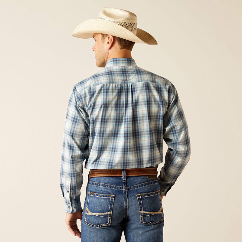 Blue Heaven Ariat Pro Series Emiliano Classic Fit Shirt | 35OGKBXNM