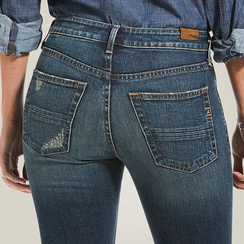 Blue Lake Ariat Premium High Rise Flare Jean | 01DGXTQCP