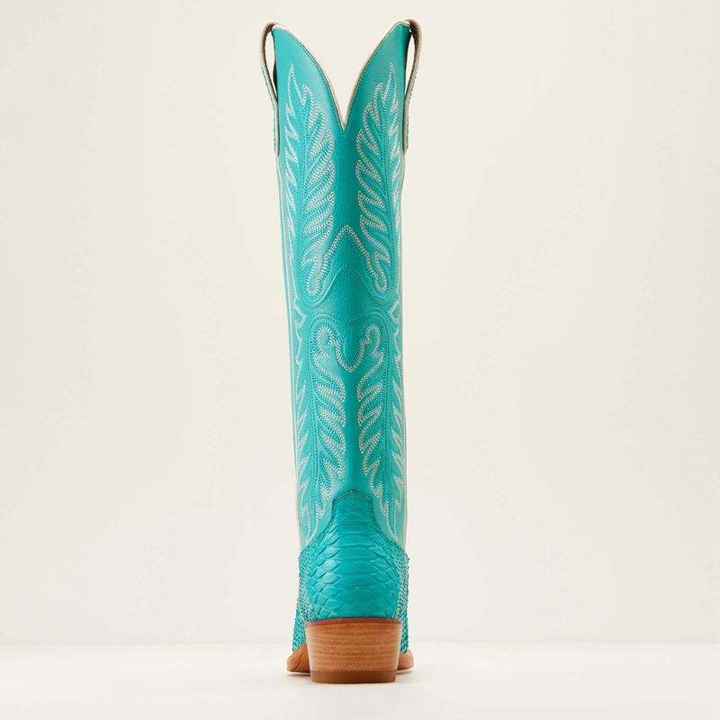 Blue Oasis Python/Santorini Ariat Sterling Margot Stretchfit Western Boot | 95RHTXOJC